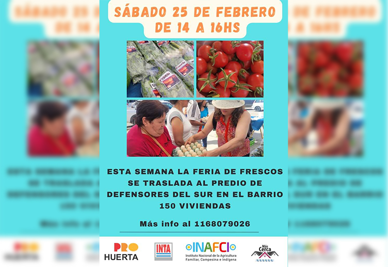 Feria de frescos regresa este fin de semana con novedades y extensión a nuevos barrios