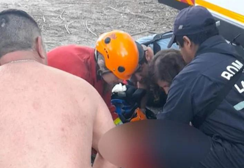 Lago Puelo: la beba que cayó a una pileta está en estado 