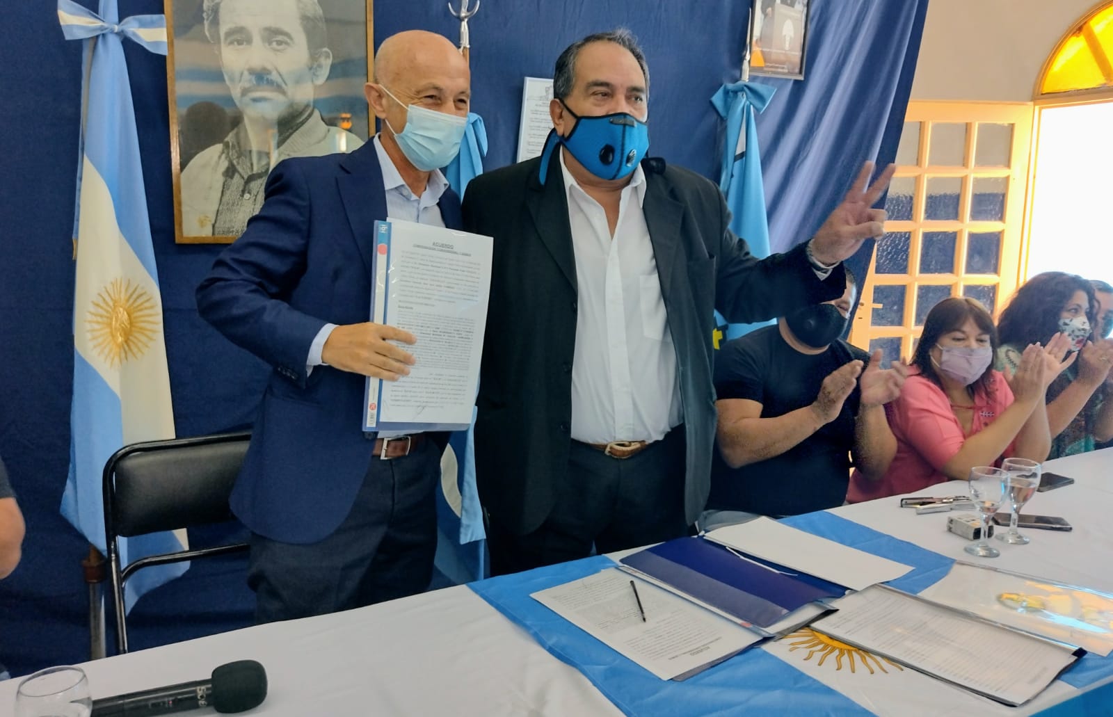 Carrizo asumió en el SOEM y dijo que Cotilllo es uno de los mejores 10 intendentes de Argentina