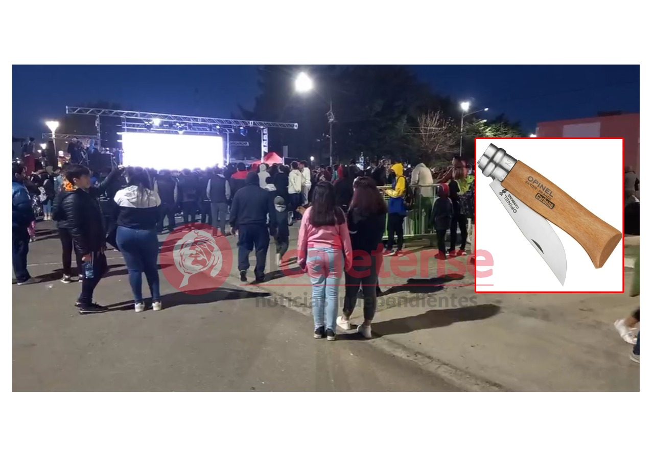 Festival del Estudiante: demoraron a un niño de 12 años que portaba un arma blanca 