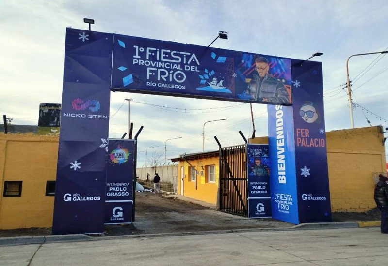 Amplio despliegue de seguridad para la Fiesta Provincial del Frío en Río Gallegos