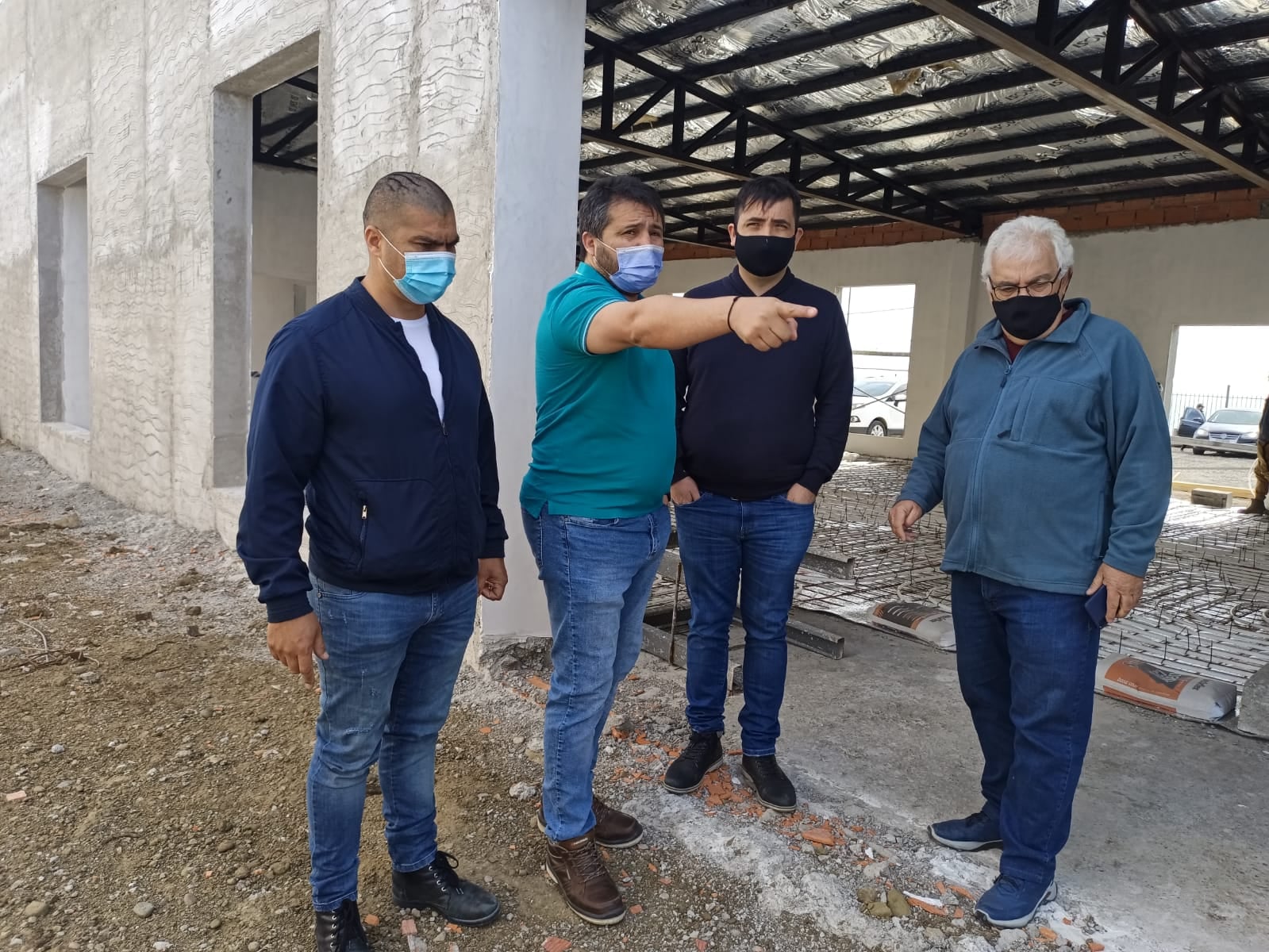 Petroleros: Recorrieron las obras de la 