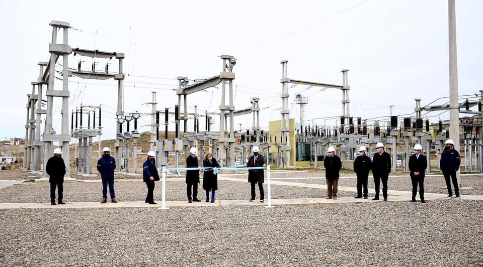 Hoy fue inaugurada la línea de 132 kv que une a Caleta con el interconectado nacional
