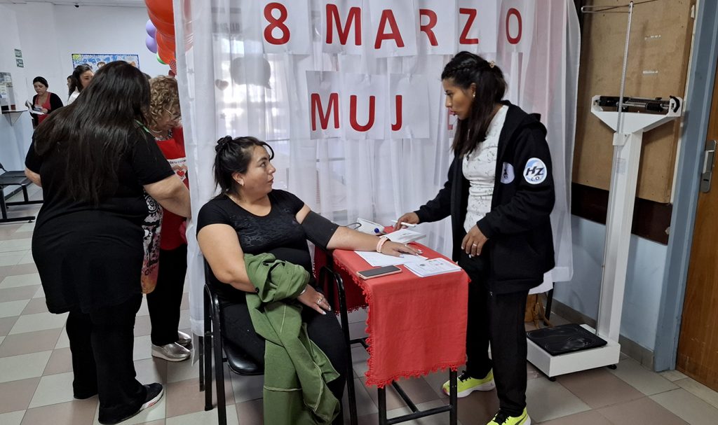8M: realizaron jornada de control y prevención cardiovascular para mujeres
