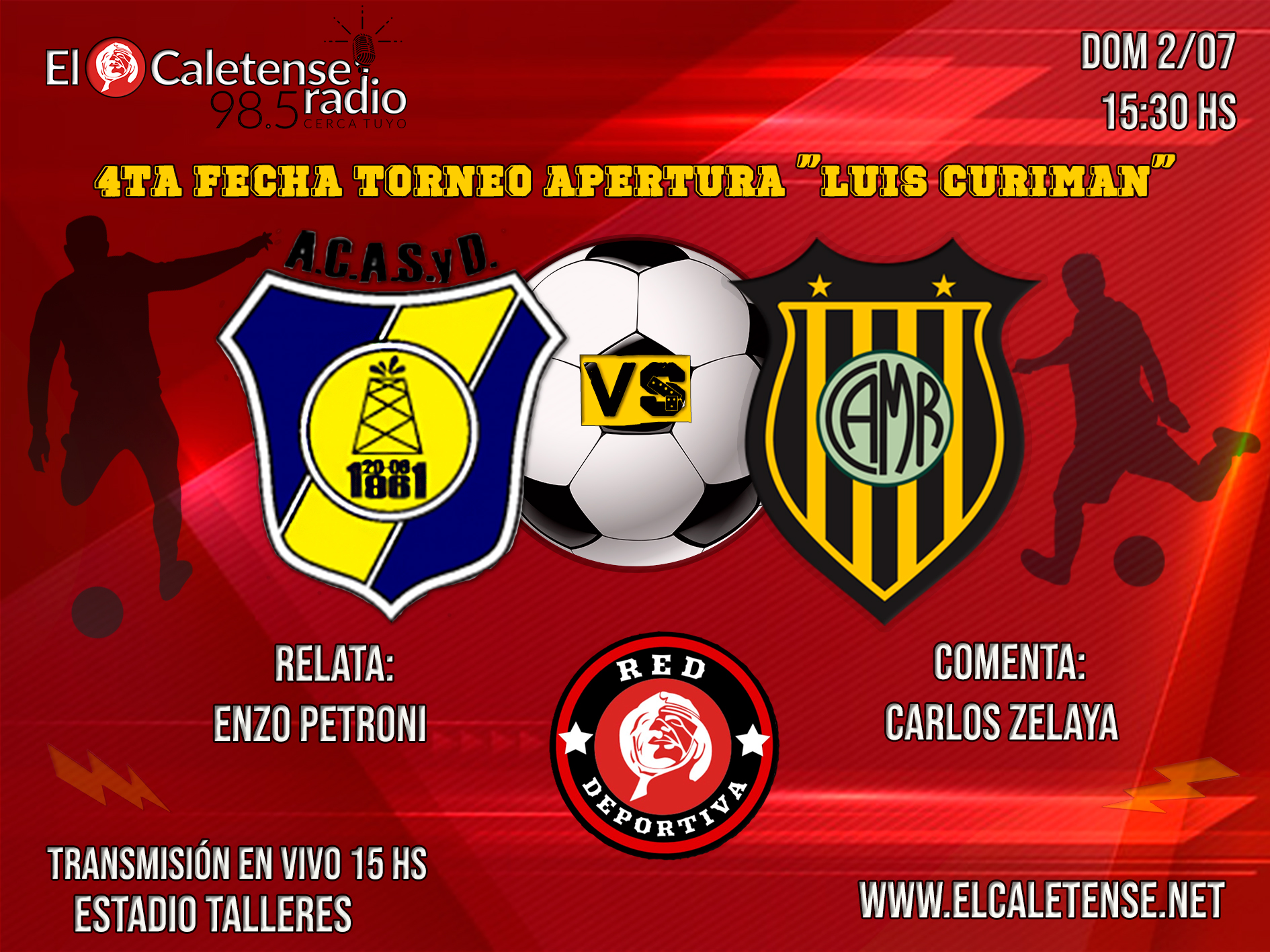 Emoción asegurada: Talleres y Marcelo Rosales chocan en el B° Parque