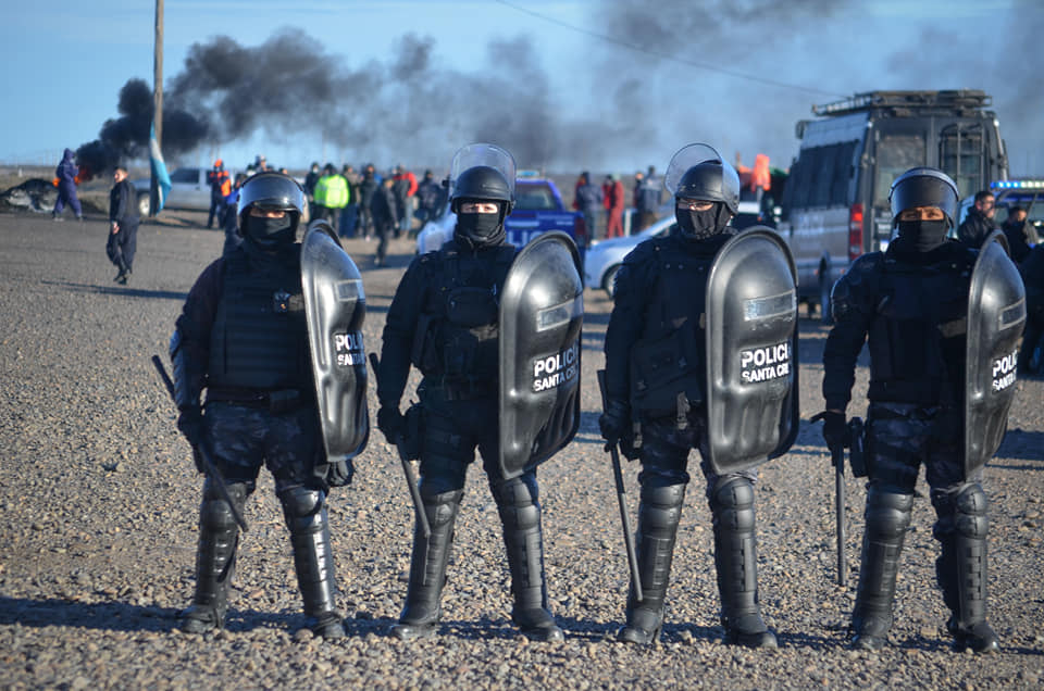 Desalojo en la Ruta N° 43: Los desocupados de Pico Truncado dijeron que autoridades municipales y provinciales 