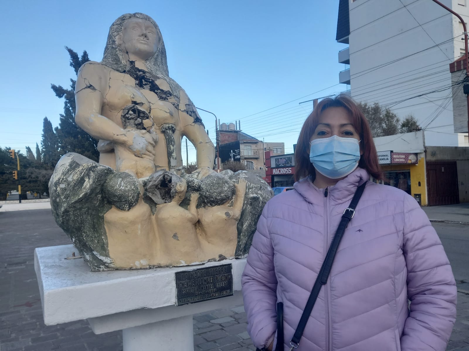 Vandalizaron una obra del recordado Manuel Toledo Vargas en pleno centro