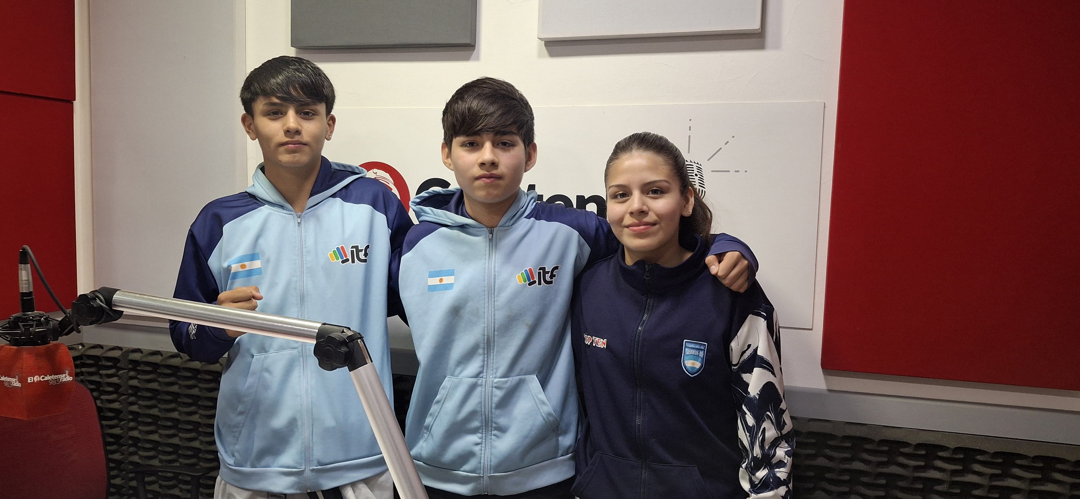 Tres taekwondistas de Caleta Olivia viajan a Misiones para buscar un lugar en el Mundial Paraguay 2027