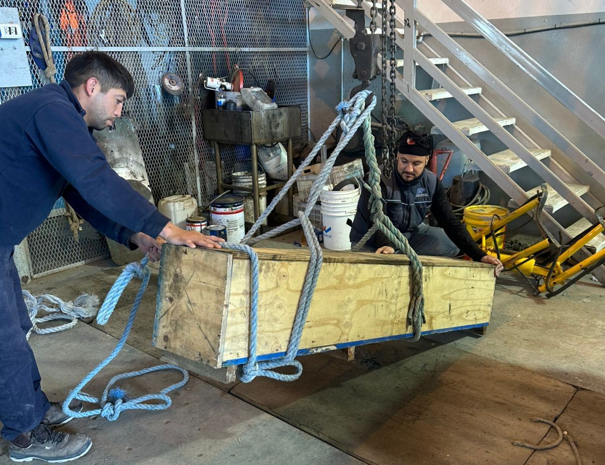 SPSE recuperó una bomba unipistón y fortalece el servicio de cloacas en el distrito Puerto Deseado 