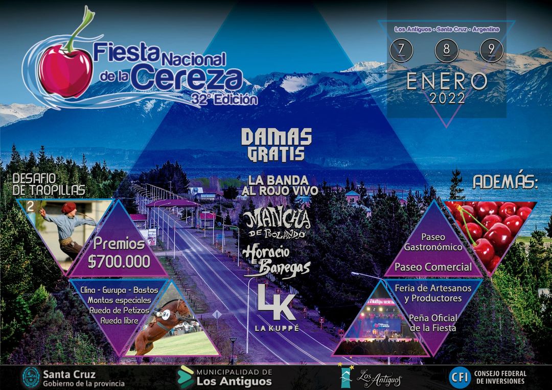 Bellomo confirmó parte de la grilla de espectáculos de la Fiesta Nacional de la Cereza