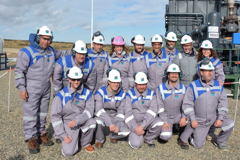Alicia Kirchner inauguró el proyecto de Almacenamiento subterráneo de Gas Natural de CGC