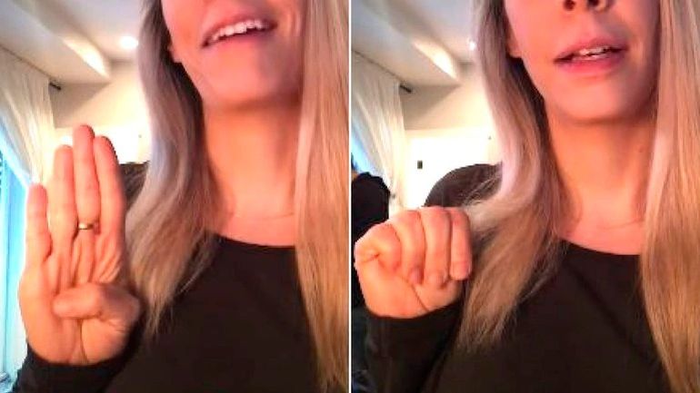 Fue rescatada gracias a una seña que aprendió en TikTok