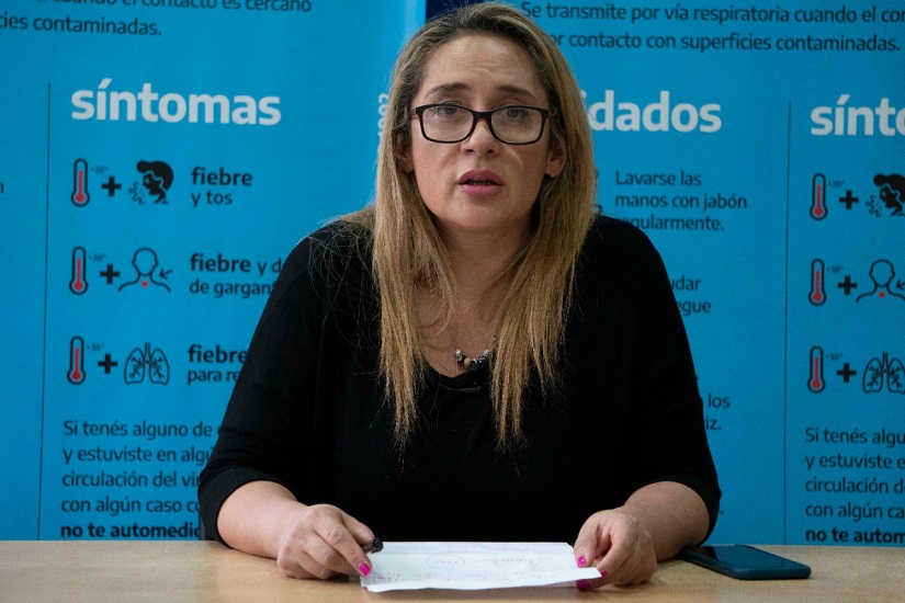 El ministerio de salud informo que el caso positivo de coronavirus es un joven que ingreso de Cordoba y solo quedan 4 sospechosos