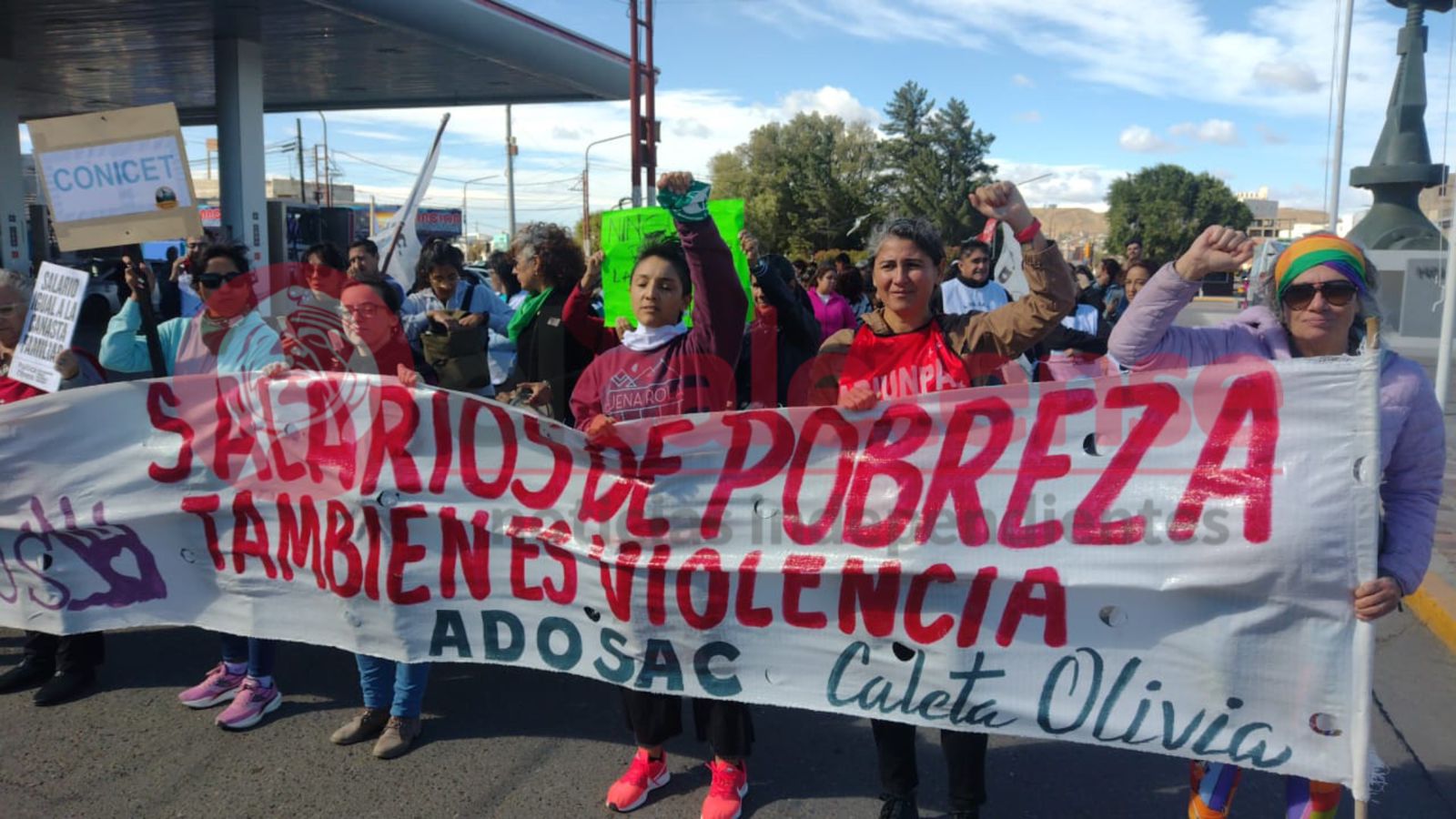 Marcha del 8M para reivindicar los derechos de las mujeres