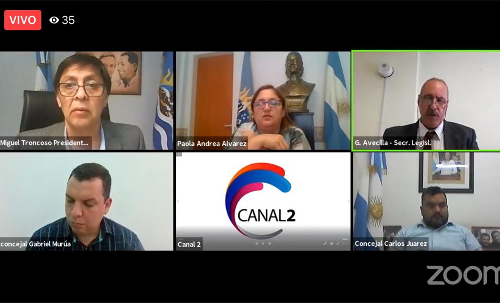 Con el doble voto de Troncoso: el concejo determino el regreso de Cristian Bazán a su banca 