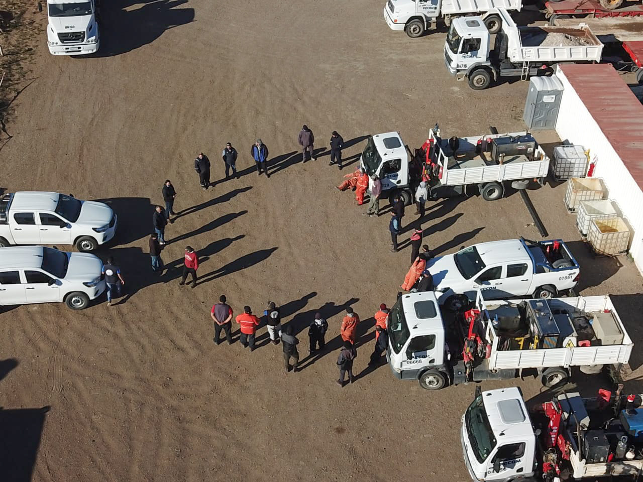 Petroleros Privados le pararon toda la actividad a PECOM en Cañadon Seco y Pico Truncado 