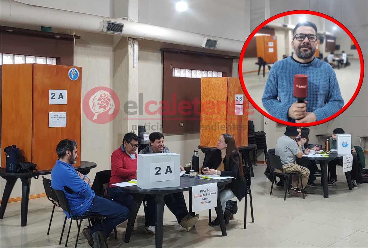 Comenzaron las elecciones de CTERA y Caleta Olivia ya tiene sus mesas habilitadas
