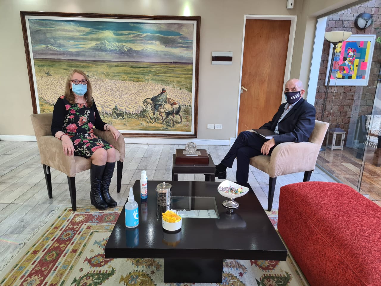 Llugdar analizó con Alicia Kirchner la situación hidrocarburífera de Santa Cruz