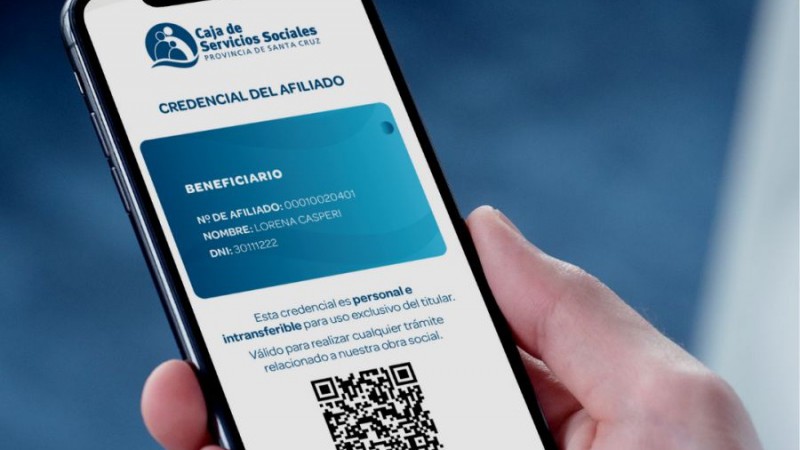 Caja de Servicios Sociales: Pódes consultar tu historial en la credencial digital