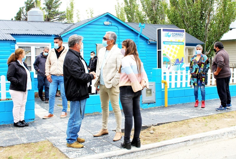 Comuna de Cañadon Seco refaccionó vivienda del correo