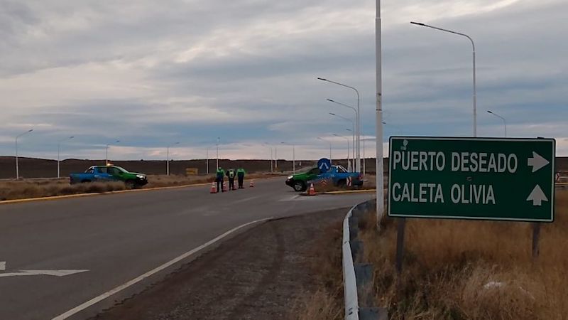 La agencia de Seguridad Vial realiza controles en rutas para garantizar el cumplimiento del Distanciamiento social