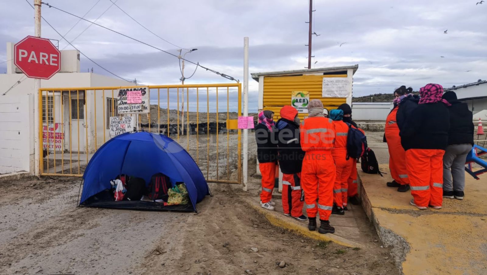 SPSE completó la reparación del acueducto principal de Las Heras