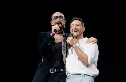 Abel Pintos y Luciano Pereyra juntos en 