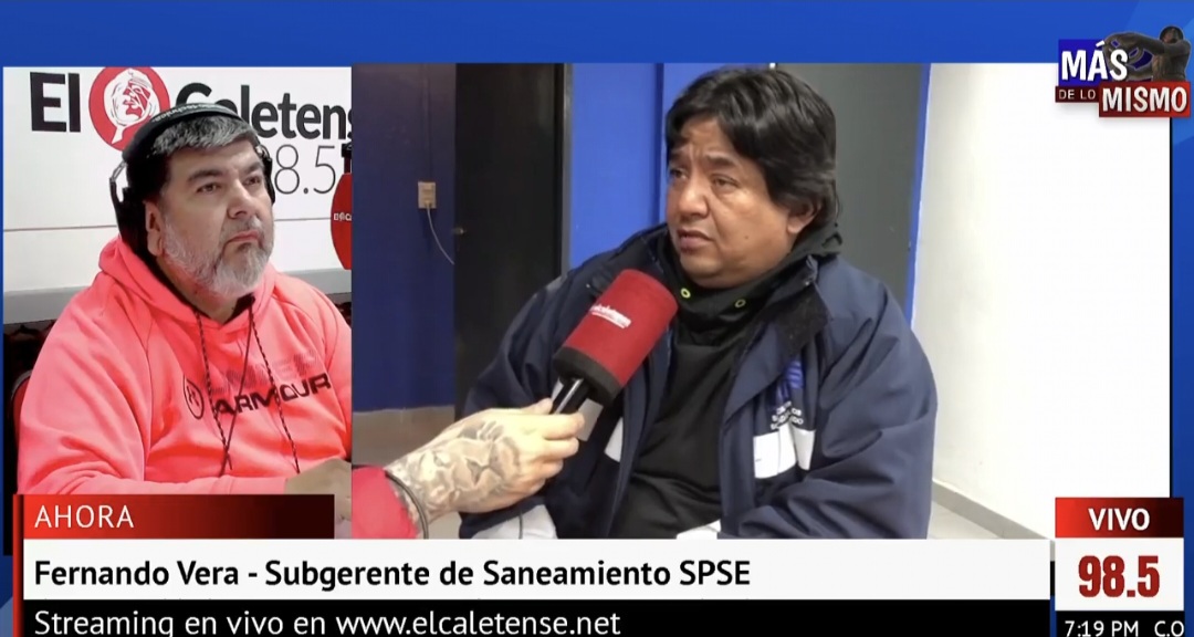 Vera sobre el corte de agua en Caleta Olivia: 