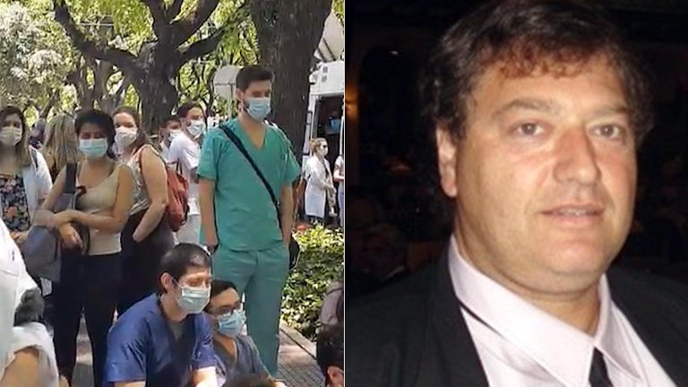 En el Día del Médico y camino a una protesta con sus colegas municipales murió el Jefe de Obstetricia del hospital Ramos Mejía 