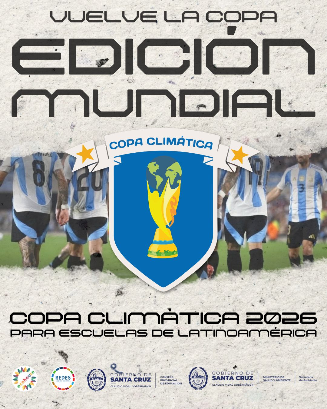 Educación y Ambiente llevarán adelante la Copa Climática 2026 en las escuelas de Santa Cruz