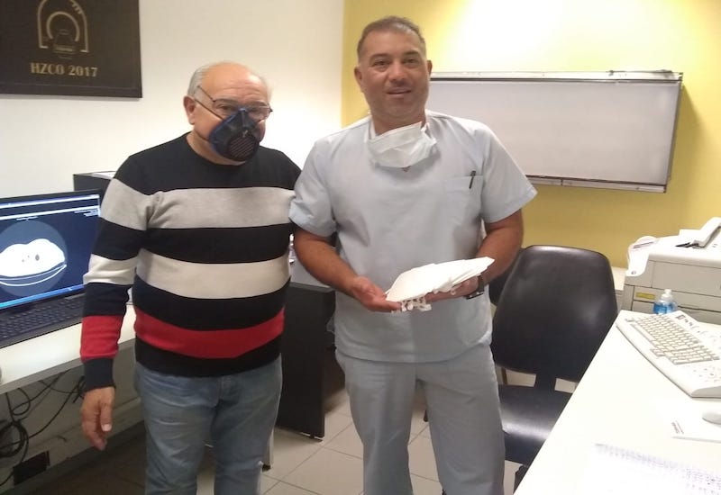 Solidaridad en tiempos de pandemia: un vecino dono barbijos al Servicio de Diagnóstico por Imágenes del HZCO