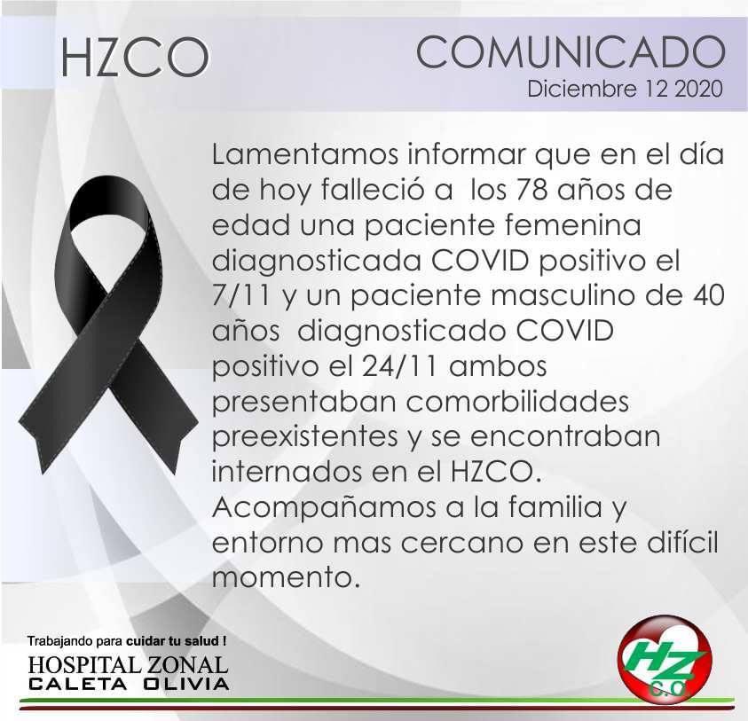 Este sábado fallecen dos pacientes: una abuela de 78 años y un hombre de 40 años que estaban en el hospital 