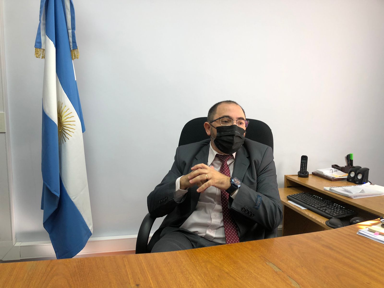 Servicios Públicos trabaja en la iluminación de la calle 22 de Río Gallegos