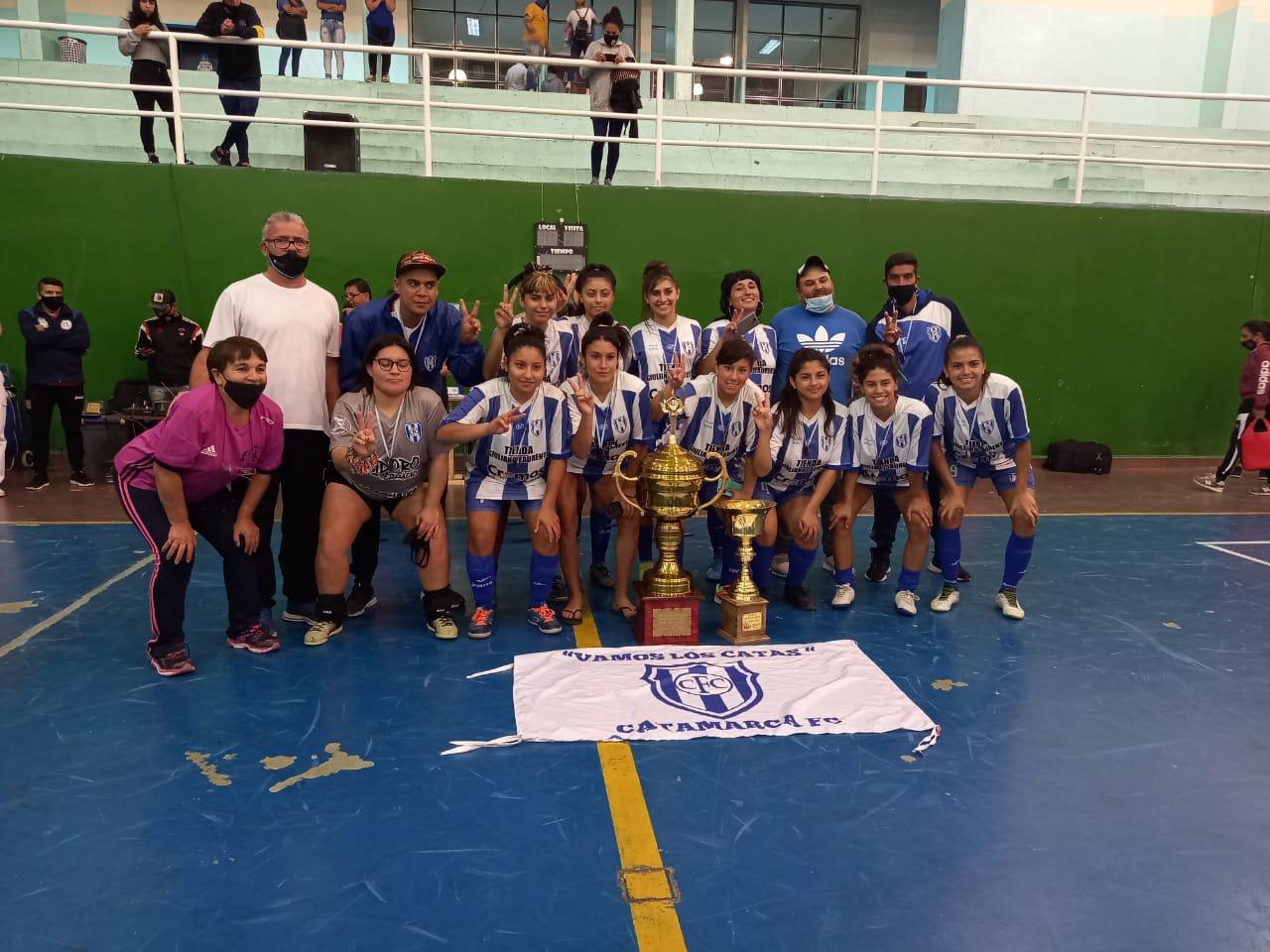 Catamarca es bicampeón de la Copa Challenger de Comodoro Rivadavia, en el fútbol femenino