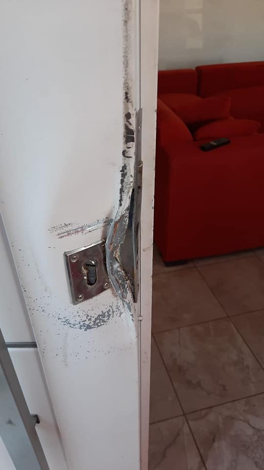 Chorros: Forzaron la puerta y se robaron un televisor