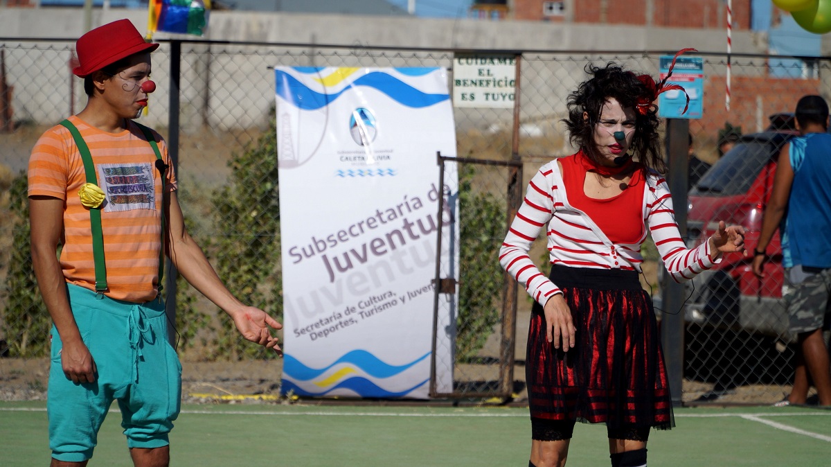 Gran fin de semana con el circo Sur Sur en dos barrios de Caleta Olivia