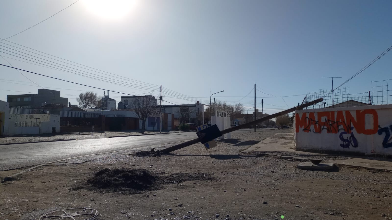 Temporal: Algunos barrios en Caleta Olivia llevan sin luz más de 24 horas