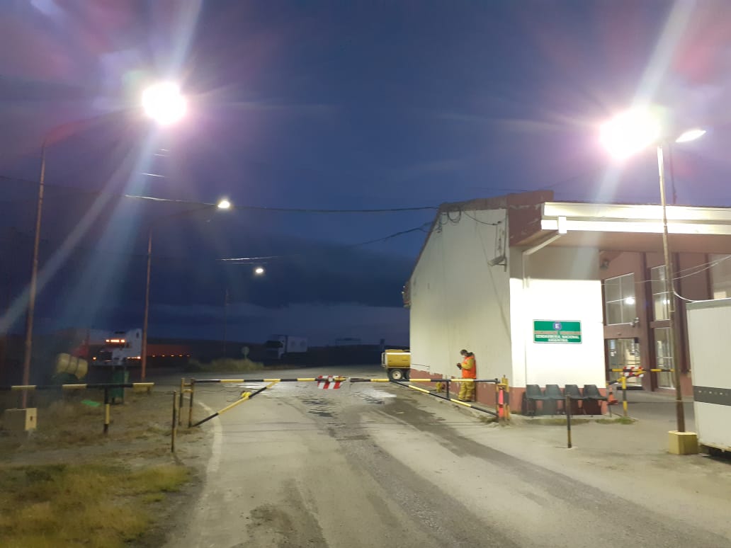 Avances en la Iluminación del Paso Fronterizo Integración Austral