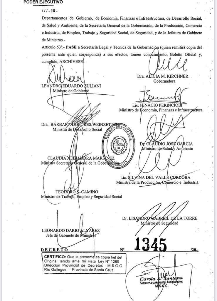 Nuevo Decreto 1345/20: Caleta Olivia sigue en aislamiento y con innumerables prohibiciones 