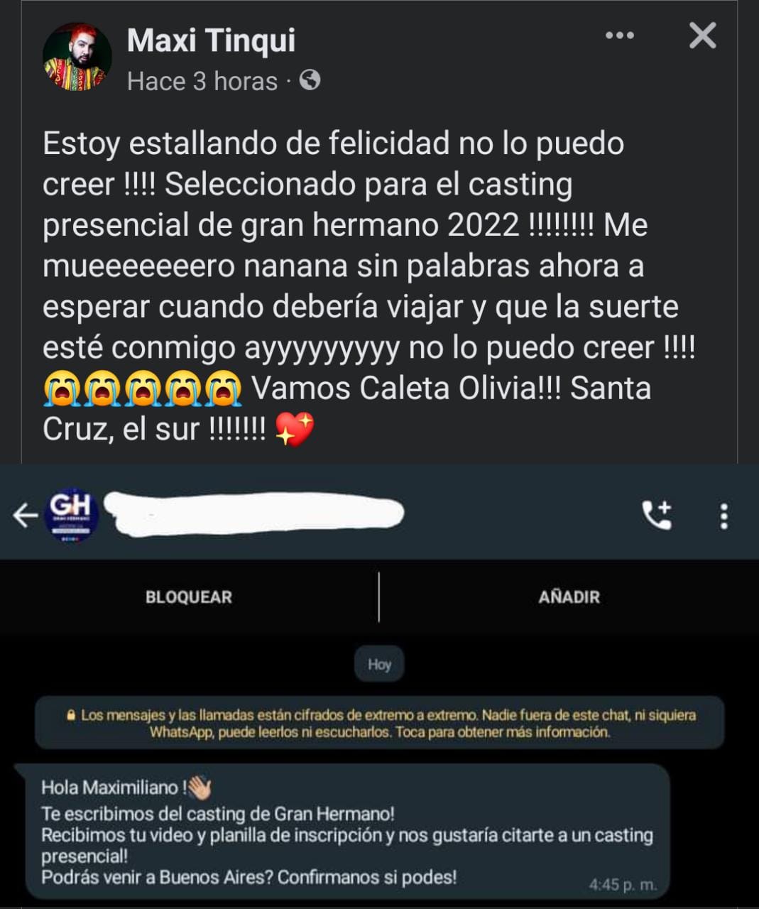 Aparicio analiza la situación social de Santa Cruz