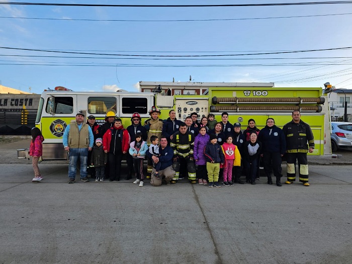 Eugenio Quiroga colaboró para que Caleta Olivia tenga otra autobomba