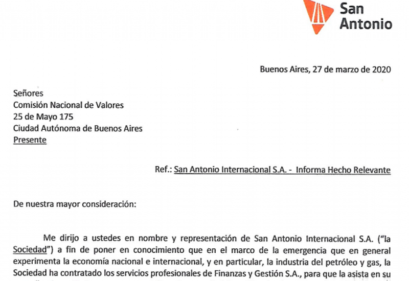 San Antonio reestructura deuda millonaria y preocupa un efecto rebote en el resto de la industria de servicios