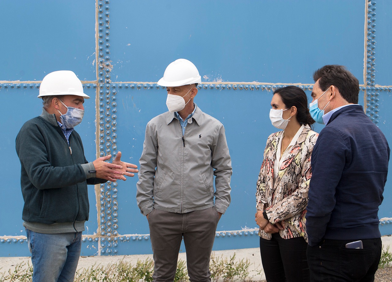 Una buena noticia: Caleta Olivia empezó a abastecerse de agua de la Planta de Ósmosis Inversa 