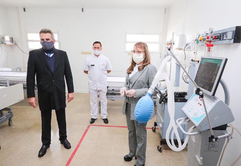 Alicia recorrió el Hospital Militar junto al Ministro de Defensa de la Nación