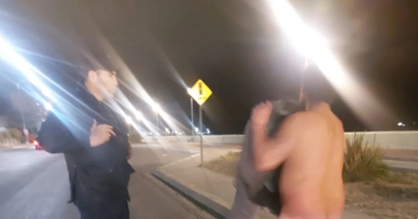 Un caletense se paseó desnudo por Comodoro y lo arrestaron 