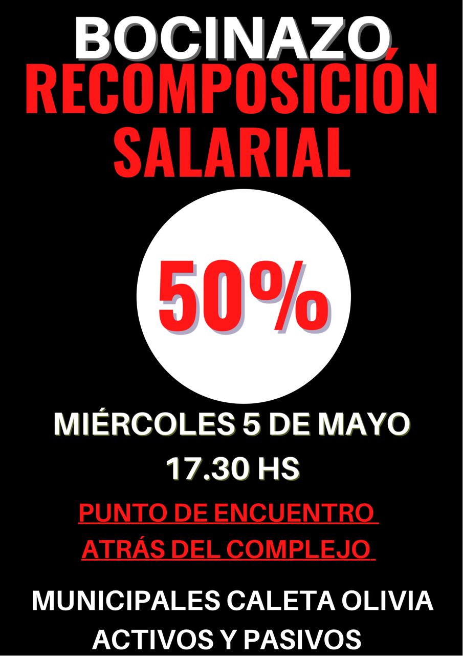 Municipales convocan a un bocinazo por pedido de recomposición salarial