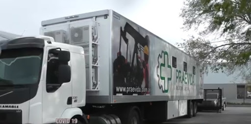 El Ministerio de Salud habilitó el camión de Petroleros, con los 10 mil test 