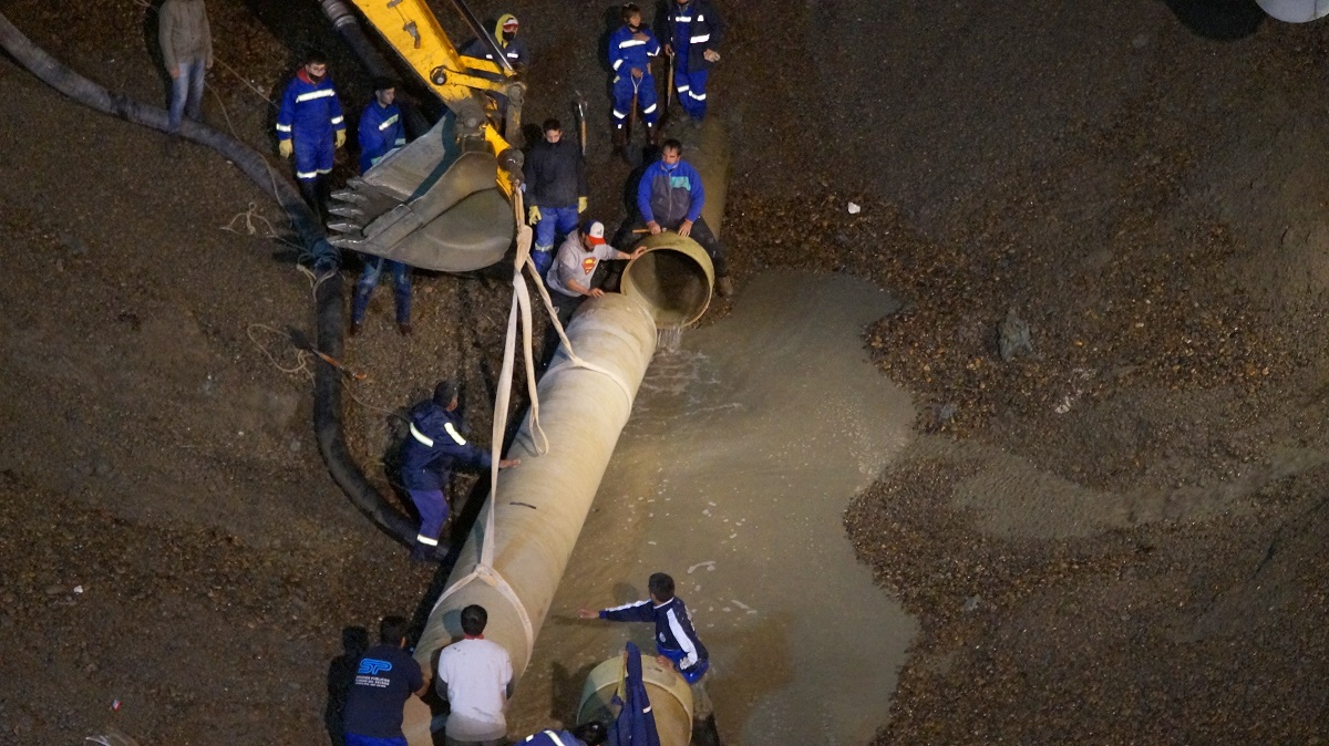 Repararon la toma de la Planta de Ósmosis y podría comenzar a brindar agua a mitad de semana