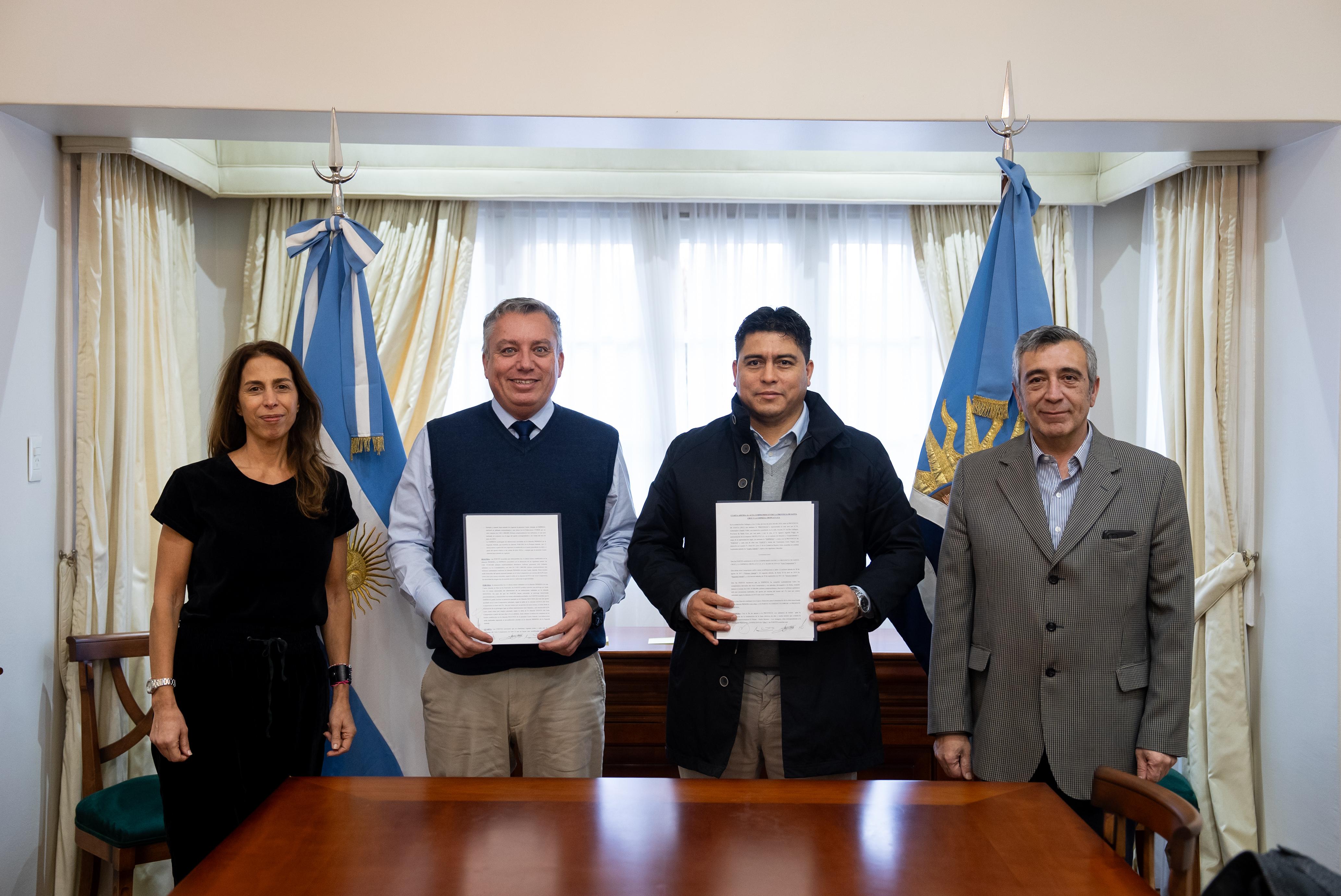 Acuerdo para finalizar interconectado eléctrico en el Noroeste de Santa Cruz