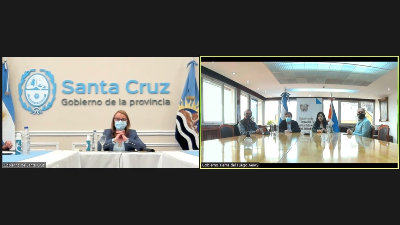 Kirchner y Mellela se reunieron por videoconferencia para avanzar sobre la ruta marítima